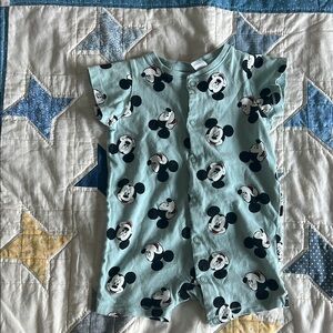 H&M Blue Jumpsuit Playful Design